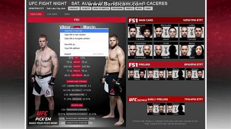 Ufc 184 took place saturday, february 28, 2015 with 11 fights at staples center in los angeles, california. UFC Fight Night 92: RODRIGUEZ VS CACERES FS1 Prelims Full Fight Predictions/Picks/Analysis - YouTube