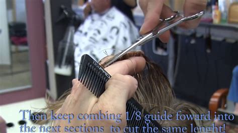 State board practical for a 90 degree haircut step 1 (sanitize surface area) sanitize surface area with hospital grade level disinfectant sanitize surface area with hospital grade level disinfectant. Short Scissor Haircut | Radial | 90 Degree | How to video ...