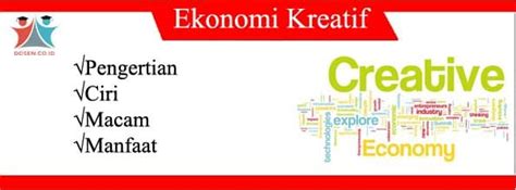 Pendidikan sebagai tolak ukur seorang perempuan. Ekonomi Kreatif: Pengertian, Macam, Manfaat, Ruang Lingkup