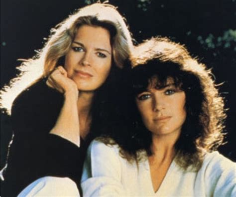 Rich and famous, 1981 — лиз хамилтон. Candice Bergen & Jacqueline Bisset from the set of their ...