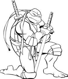 Ninja turtles art coloring page. 8 Ninja Turtles ideas | ninja turtles, coloring pages ...