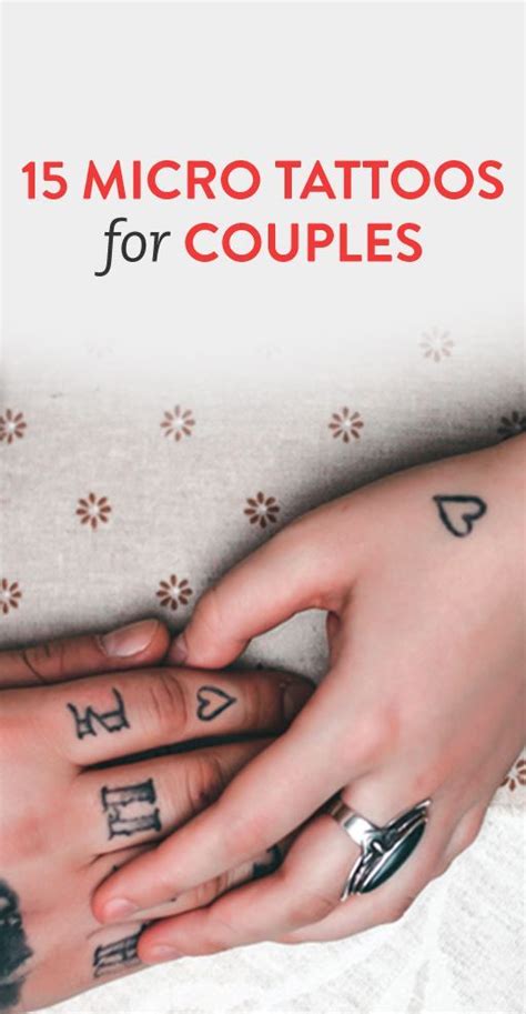 One of the best ways to honor the permanence of marriage is to get a tattoo that expresses your forever love. 15 Micro Tattoos For Modest & Modern Couples (With images ...