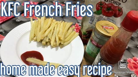 Ingredients 2 idaho russet potatoes 1/4 cup corn syrup 1 1/2 cups water 6 cups peanut oil 1/4 cup beef lard 2 teaspoons salt, to taste 1/4. kFC style french fries at home // Homemade perfect French ...