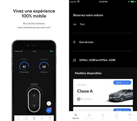 When you tap an app in the list, you'll see the various location services options available for the app. Virtuo : l'app de location s'ouvre aux Fiat 500X - iPhone Soft