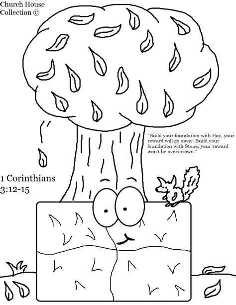 Bible coloring pages new testament coloring pages | set 4. Hay Bale Coloring Page