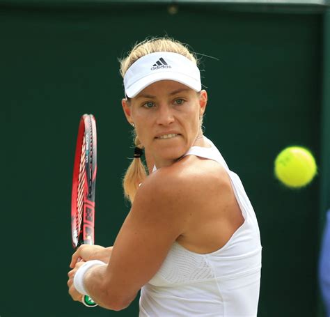 Angelique grew up in kiel and began playing tennis when she was three years old. Angelique Kerber - Wimbledon Championships in London 07/08/2017