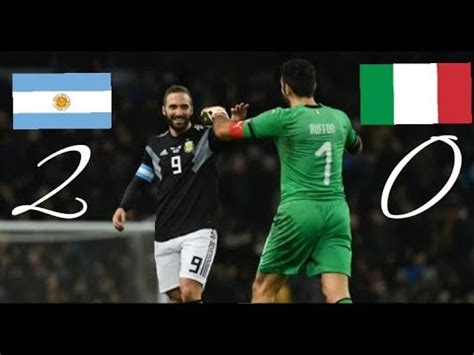 L'équipe d'italie de football (nazionale di calcio dell'italia) est la sélection de joueurs italiens représentant le pays lors des compétitions internationales de football masculin, sous l'égide de la fédération italienne de football. Argentine vs Italie 2-0 résumé Match amical 23/03/2018-HD ...