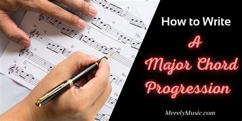 The most common three being the words, the melody and the harmony (that is, guitar. How to Write a Major Chord Progression