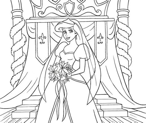 Kleurplaten van de mooiste prinsessen uit alle. Disney Prinsessen Kleurplaat Ariel | kleurplaten van dieren