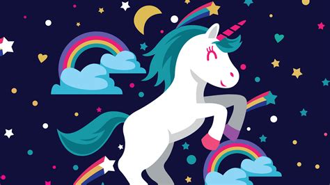 An unicorn is a holy, mythical and heraldic beast which looks like a horse with a horn between its ears, the horn of the unicorn is called an alicorn. Rainbow Unicorn Unicorn Desktop Wallpaper Hd - imagen para ...