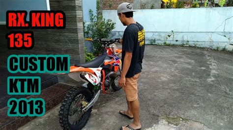 Yamaha dt100 1982 motor trail lelangan bergaya kekinian. Trail rx king modif KTM 2013 - YouTube