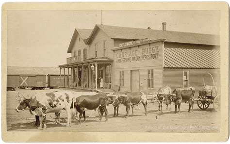 Armand hammer united world college. Ox team in front of Gross, Blackwell, and Company store ...