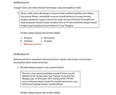 Contoh soal bahasa indonesia tentang teks ulasan pg dan jawabannya adalah artikel yang akan kami bagikan pada hari iniartikel ini ditujukan untuk adik bagi adik adik yang sekarang tengah mempelajari materi teks ulasan dan disuruh oleh guru membuat soal pilihan ganda bahasa indonesia tentang. Contoh Soal Pilihan Ganda Cerita Sejarah - Dunia Sosial