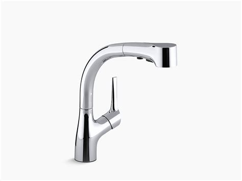 The kohler kitchen & bath group has locations in wisconsin, pennsylvania, oregon, canada, and france. Elate Kitchen sink faucet in Vibrant stainless steel | K ...