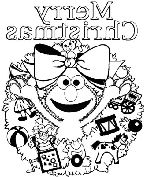 Join elmo as he introduces young readers to all of the magical colors of christmas. elmo christmas coloring pages - Clip Art Library