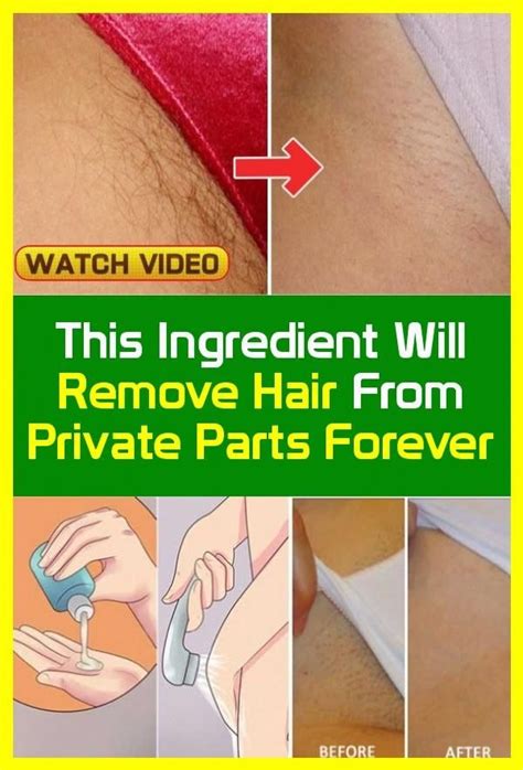 Depilatories are usually sold as creams. This ingredient will remove hair forever from private ...