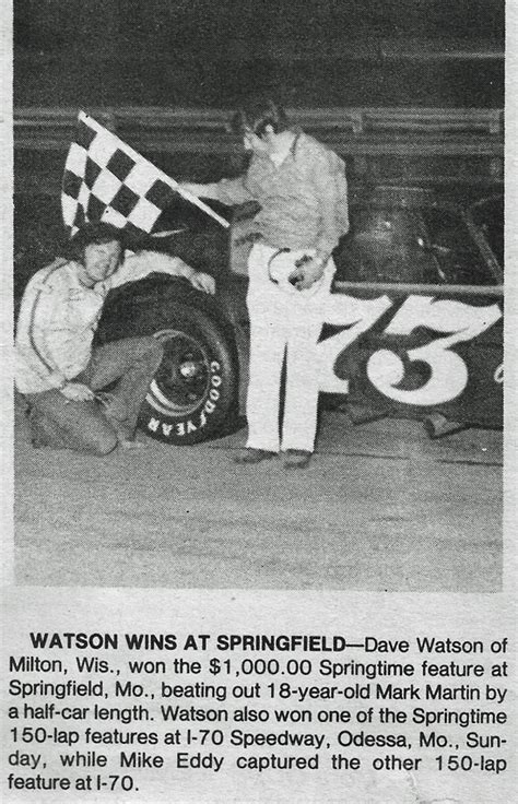 There are lots and lots of car dealers located within and outside the. Midwest Racing Archives: 1977 - Watson nips Martin at ...