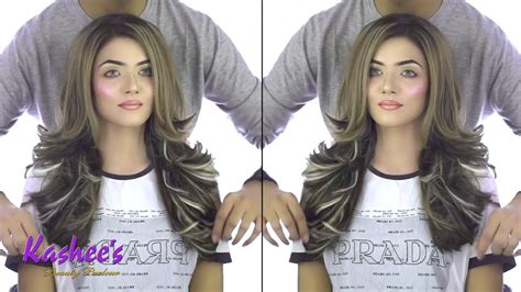 If less melanin is present, the hair is lighter. Hair Cut & Coloring By Kashif Aslam - YouTube
