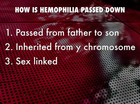 Hemophilia a and hemophilia b are inherited in an famous people affected by hemophiliahemophilia is a bleeding disorder in which a person lacks. Biology by Jake Andriole