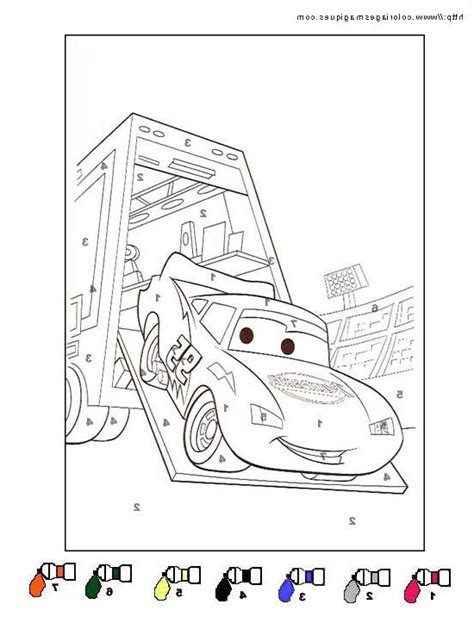 Coloriage et illustration d'un coloriage magique ce1 additions et soustractions : 14 Animé Coloriage Magique Cars Pics di 2020