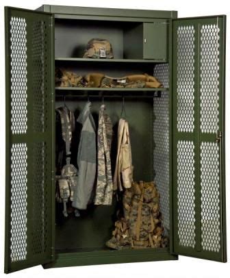 What are some of the most popular bedroom design ideas? locker for Cole's room! … | Army room, Army bedroom ...