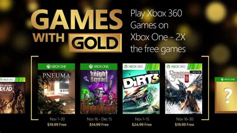 Eventually, players are forced into a shrinking play zone to engage each other in a tactical and diverse. Double FREE Games with Gold November 2015 (Xbox One/Xbox ...