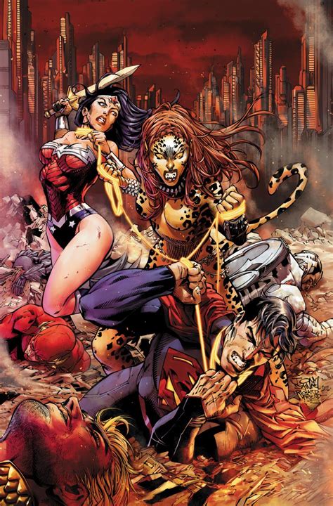The atom takes a ride in wonder woman. The Cheetah Hits The DCnU In Justice League #13 By Geoff ...
