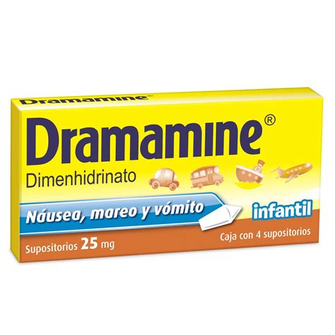 Dramamine ® debe ser utilizado con precaución en pacientes con glaucoma de ángulo cerrado, hiperplasia prostática, úlcera péptica estenosante, obstrucción del cuello de la vejiga, insuficiencia hepática, asma bronquial, arritmias cardiacas, obstrucción píloroduodenal, bronquitis crónica. Dramamine Supositorio 25mg