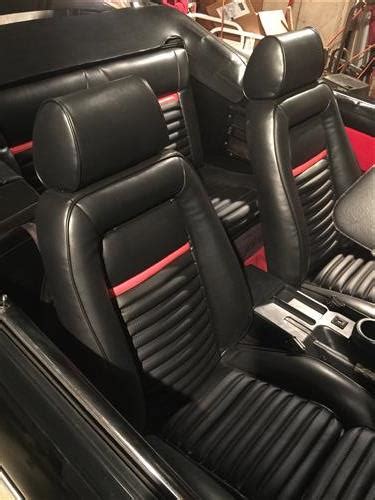 Contact and general information about mustang seats company, headquarter location in three rivers, ma. TMI Mustang Mach 1 Sport Seat Upholstery - Vinyl - Black ...