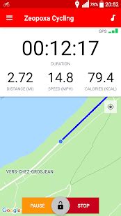 Bike track also offers a wide range of statistical features, including pretty charts and standard arithmetic functions (like the average speed or the total distance). Cycling - Bike Tracker - Apps on Google Play