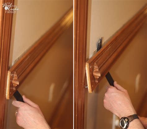 We recently removed a chair rail in a house that we purchased and started to patch holes and wall imperfections before i got worried that we weren't qualified to fix the wall. How to Remove Chair Rail ~Part 1