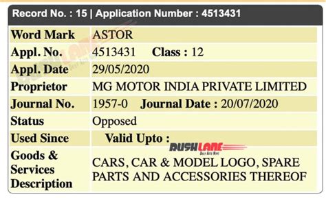 The mg astor will be a petrol car only, which means that there could be two powertrain options on offer. MG Astor Registered In India - Name For ZS Petrol SUV?