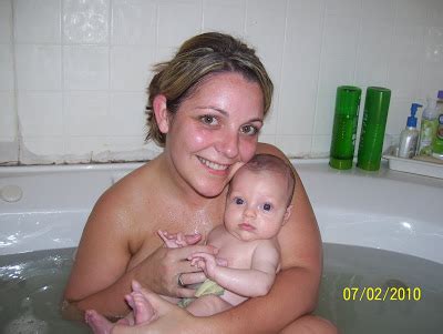 Bathing or sponging the child with lukewarm water may help bring down a fever. We Heart Baby: Bath Time with Mommy!