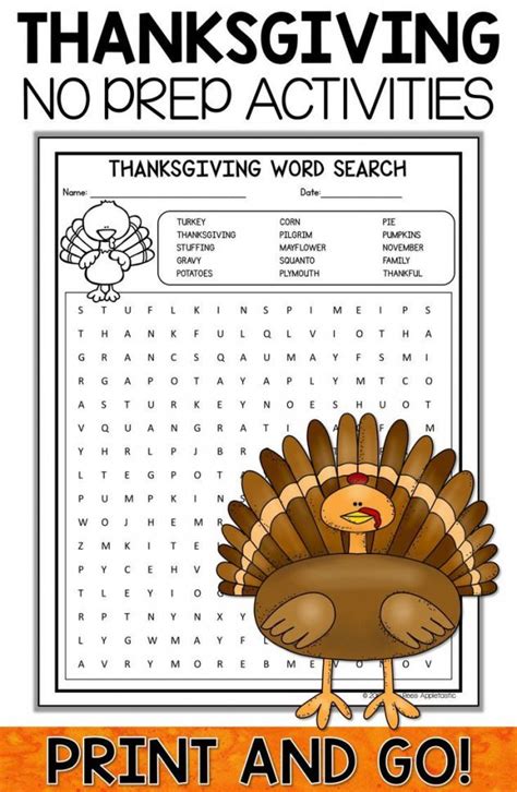 Check spelling or type a new query. Thanksgiving activities for kids are fun for 2nd 3rd 4th ...