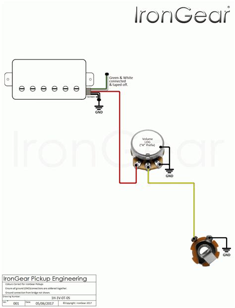• north coil finish and south coil start are soldered together with the bare ground wire. Split Coil Humbucker Wiring Diagram | Wiring Diagram