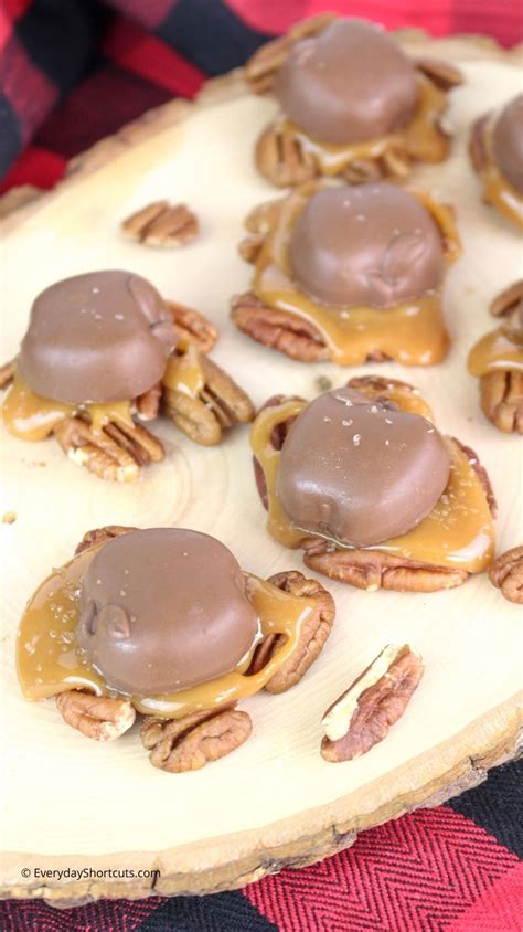 There are a lot of different ways to make them—some folks form. How To Make Turtles With Kraft Caramel Candy - Homemade ...