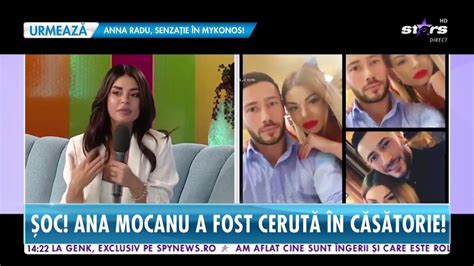 We did not find results for: Star Magazin. Ana Mocanu a fost cerută în căsătorie de ...