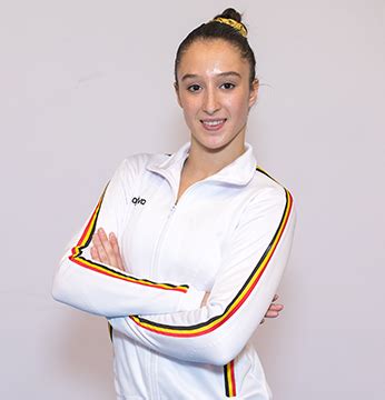 La championne d'europe et du monde de gymnastique artistique aux barres asymétriques a remporté. Nina Derwael : TEAM BELGYM