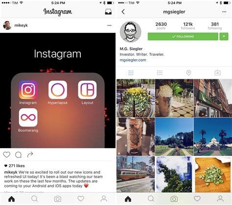 Layout from instagram is a new app that offers the possibility of editing and sharing pictures to android users. Instagram Says Goodbye to Skeuomorphism with New Icon ...