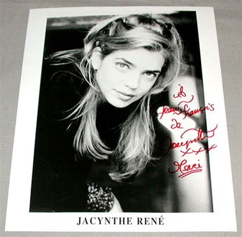 Jacynthe rene is a quebec actress and producer, known for snake eyes (1998), pluto nash (2002), and urgence (1996). Jacynthe Rene Actress Signed Photo | eBay