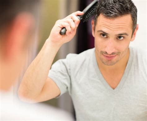 Hair loss in men typically begins around the forehead and on top of the head. 20 ways to prevent hair loss in men - Daily Star