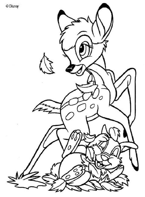 Print the page out or get creative online with mobile or desktop. Bambi Coloring Pages - Coloring Home