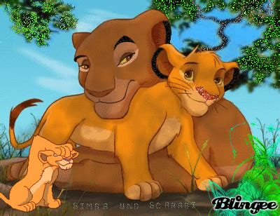 Simba and nala's cub is an infant lion. simba, nala und scarabi Picture #86348110 | Blingee.com