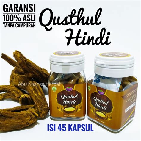 Herbal berbentuk bubuk ini diyakini bersifat antionflamasi, antimikroba, dan analgesik (penghilang rasa sakit). Jual Kapsul Qusthul Hindi Qist Al hindi Bahri Qustul Hindy ...