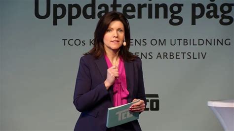 Hon är sedan 2011 ordförande för tco och tidigare förbundsordförande för. Eva Nordmark inleder TCO:s konferens om utbildning i ...