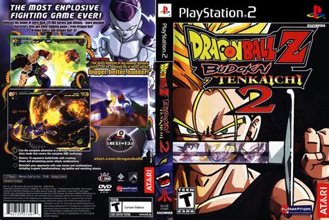 En el día de la fecha tenemos el honor de estar presentándonos y mostrándoles de lo que somos capaces. (PS2 Cover) Dragon Ball Z Budokai Tenkaichi 2 (NTSC)(NTSC ...
