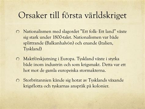 Andra världskriget var en väpnad konflikt som pågick från 1939 till 1945 och involverade de flesta av världens nationer, inklusive alla stormakter, vilka år 1944 invaderade så de västallierade frankrike samtidigt som sovjetunionen återtog alla sina territoriella förluster, invaderade tyskland och. Orsaker till första världskriget