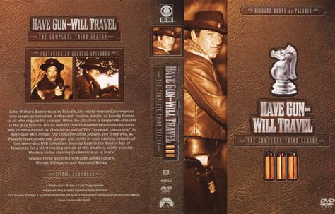 Professional gunfighter paladin was a west point graduate who, after the civil war, settled into san francisco's hotel carlton were he awaited responses to his business card: Have Gun Will Travel Season 3 - TV DVD Scanned Covers ...