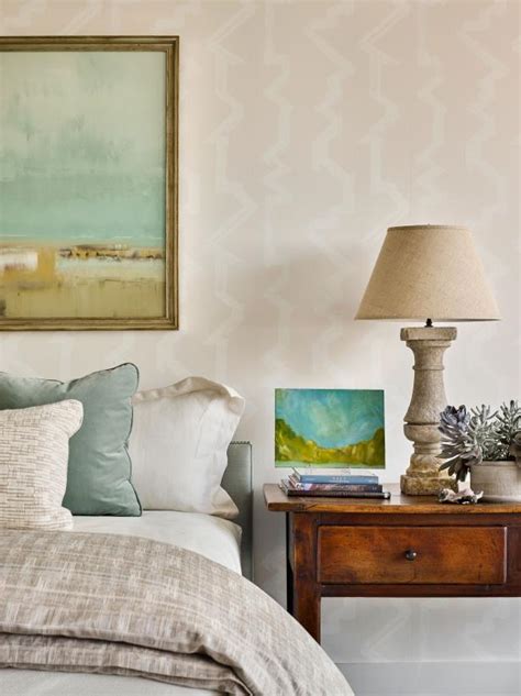 Kbb birmingham 2021 (kitchens, bedrooms and april 2021 exhibitions and shows. Master Bedroom With Antique Nightstand and Artwork | HGTV