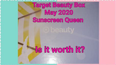 Sunscreen Queen | Target Beauty Box | Only $7 | Is it ...